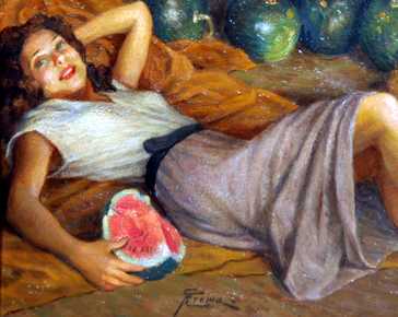 Crema Giovan Battista - Watermelon seller